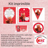 Kit Imprimible Candy Bar Red 1