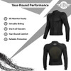 Chaqueta Moto Alpha Cycle Gear Negra Con Armadura Para Hombr 6 Chaqueta Moto Alpha Cycle Gear Negra Con Armadura Para Hombr 6