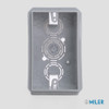 Caja De Luz Pvc Embutir Rectangular 10x5cm Kalop Pack X 5 4