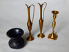 Floreros De Bronce Y Ceramica 2