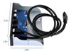 Ucec 5.25 Pulgadas Metal Panel Frontal Usb Hub - Con 2 Puert 2