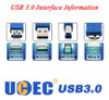 Ucec 5.25 Pulgadas Metal Panel Frontal Usb Hub - Con 2 Puert 6