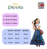 Fantasia Vestido Mirabel Madrigal Filme Encanto Disney Tam P 1