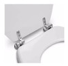 Tapa Asiento Inodoro Ferrum Bari Tkxm Herrajes Cromo 1