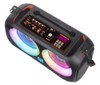 Parlante Portatil Con Control Remoto, Luces Led Y Micrófono 2
