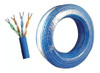 Rolo 100mts Cabo De Rede Cftv Infinity Cat5e Azul 4 Pares 0