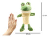 Titere Mano N18 Peluche Sapo Animal Sonajero Juguete 3