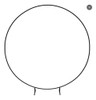 Estructura Circular Hierro Altar Candy Bar Fondo 2m 0