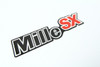 Adesivo Emblema Fiat Uno Mille Sx  Resinado Dx0370 Fgc 1 Adesivo Emblema Fiat Uno Mille Sx  Resinado Dx0370 Fgc 1