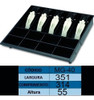 Porta Cédulas E Moedas Mg-40 Prendedor Plástico 351x314x55mm 1