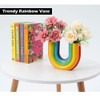 Artconal Rainbow Vase Para Flores, Jarrón Ecléctico De Decor 1