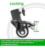 4 Peças De Rodas Caster Para Blackstone Griddle Stand, Gridd 7