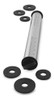 Palo De Amasar Ideal De Acero Inox. Regulable Aros Plásticos 0