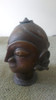 Antiga Cabeça Africana Em Bronze 2