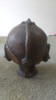 Antiga Cabeça Africana Em Bronze 3