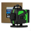 Mini Nível Laser Verde 3d 12 Linhas 30 Metros Digital 360° 4