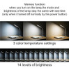 Lámpara De Escritorio Led, Raoyi 5w Usb Clip On Light Lámpar 3