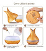 Humidificador-aromaterapia-aromatizador Con Luz Y  Control 6