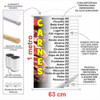 Banner Carnes Tabela De Preços Escreve E Apaga + Caneta 2