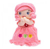 Boneca De Pano Que Reza Vestido Rosa 24cm 0