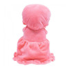 Boneca De Pano Que Reza Vestido Rosa 24cm 2
