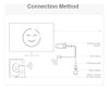 Adaptador Receptor De Tela Hdmi Sem Fio 1080p Wifi Miracast 2