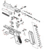 Muelle De Bloqueo De Corredera Glock 17/20/21/22 Repuesto 1