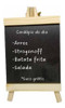 2 Cavalete Mini Lousa Quadro Negro Giz Cardápio Recado 2