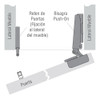Bisagra 35mm Push Hafele Clip Regulacion 3d Codo 15 Mueble 3