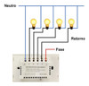 Interruptor Inteligente Touch 4 Teclas Outmat 4