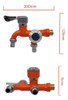 Torneiras Duplas De Banheiro Tap Faucet Control Fornecem Irr 4