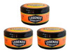 Kit X 3 Pomadas Strong Hold  X 40grs Legends Pocket Barberia 0