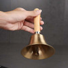 Campana De Mano Mango De Madera /sonido Fuerte /8 X 15cm 6