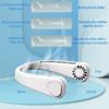 Ventilador Portatil Recargable Cuello Carga Usb Inalambrico 5