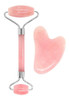 Rodillo Masajeador Facial + Piedra Gua Sha Quarzo Rosa D541 0