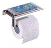 Estante Repisa Jabonera Ducha Baño + Porta Rollo C/ Estante 6