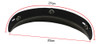 Lens Shield Sun Lens Shade Face Universal Black Peak Open 1