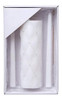 Hosley 11.5  High White Wedding Unity Candle Set. Ideal Para 1