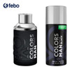 Kit Perfume Benetton Man Black 100ml +desodorante 150ml Febo 1