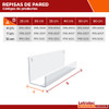 Repisa Pared Acrílico  Pp6-6010-6 Pack/6 2