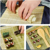 Kit 14 Esteiras Preparo De Comida Japonesa Sushi Bambu 6