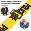 Línea De Policía De Rinastore Correa De Guitarra Amarilla In 3