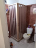 Mampara Plegable Pvc Esquinero En L 1.60 X 1.60 Blanca Ducha 6