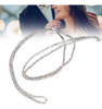 Corrente De Strass Ab Prateada De 2 Mm, Vidro De Cristal Diy 5