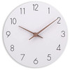 Reloj De Pared Blanco Silencioso Simple Elegante 30 Cm 0