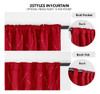 Deconovo - Cortinas Rojas Con Bloqueo De Luz Para Decoracin 4