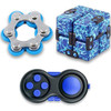 Fidget Infinity Cube Blocks Toy For Kids Adults, 0