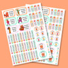 Etiquetas Escolares Personalizadas Para Imprimir Turning Red 1