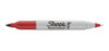 Caneta Permanente Sharpie Twin Tip Vermelho 1805636 0