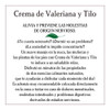 Oficinalis. Crema De Valeriana Y Tilo X 110 Ml 2